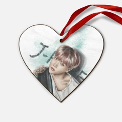 Деревянная игрушка Сердце BTS