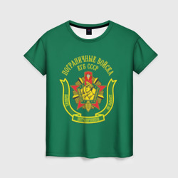 Женская футболка 3D Пограничные Войска КГБ СССР