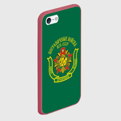 Чехол для iPhone 5/5S матовый Пограничные Войска КГБ СССР - фото 2