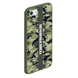 Чехол для iPhone 5/5S матовый Пограничные Войска камуфляж - фото 2
