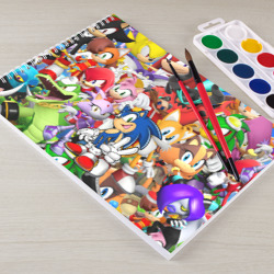 Альбом для рисования Sonic персонажи - фото 2