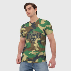 Мужская футболка 3D Пограничные Войска камуфляж - фото 2