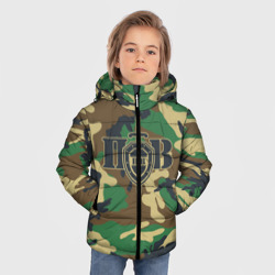 Зимняя куртка для мальчиков 3D Пограничные Войска камуфляж - фото 2