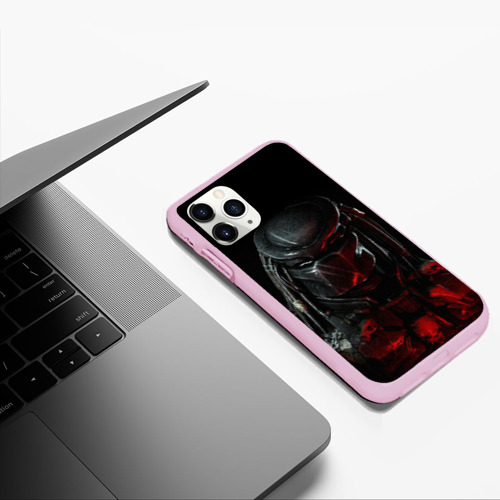 Чехол для iPhone 11 Pro Max матовый с принтом PREDATOR | ХИЩНИК, фото #5