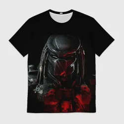 Мужская футболка 3D Predator хищник