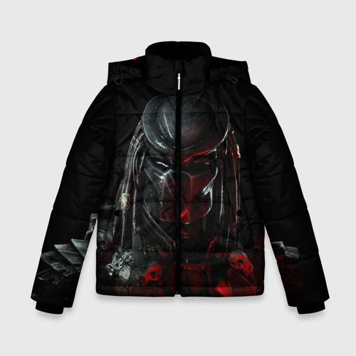 Зимняя куртка для мальчиков 3D Predator, цвет светло-серый