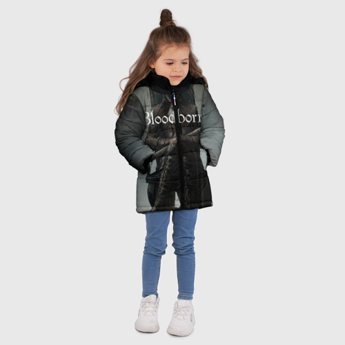 Зимняя куртка для девочек 3D Bloodborne, цвет черный - фото 5