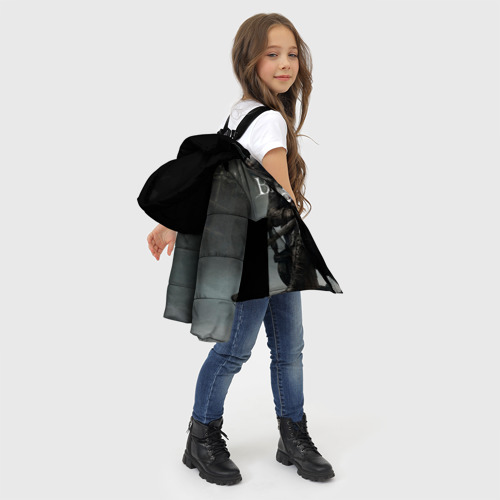 Зимняя куртка для девочек 3D Bloodborne, цвет черный - фото 6