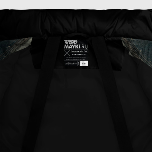 Зимняя куртка для девочек 3D Bloodborne, цвет черный - фото 7