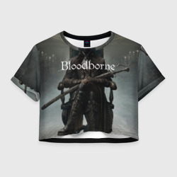 Женская футболка Crop-top 3D Bloodborne