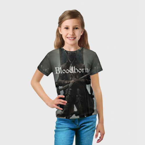 Детская футболка 3D Bloodborne, цвет 3D печать - фото 5