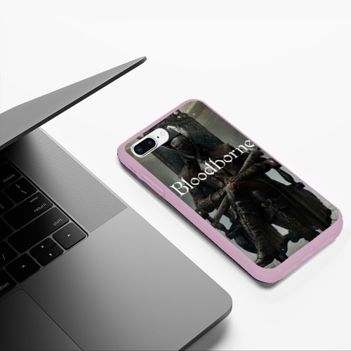 Чехол для iPhone 7Plus/8 Plus матовый Bloodborne, цвет розовый - фото 5