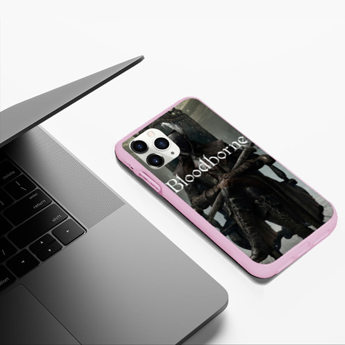 Чехол для iPhone 11 Pro Max матовый Bloodborne, цвет розовый - фото 5