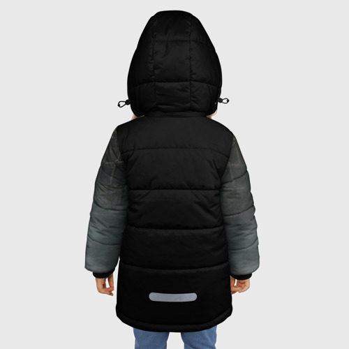 Зимняя куртка для девочек 3D Bloodborne, цвет черный - фото 4