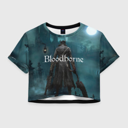 Женская футболка Crop-top 3D Bloodborne