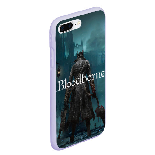 Чехол для iPhone 7Plus/8 Plus матовый Bloodborne, цвет светло-сиреневый - фото 3