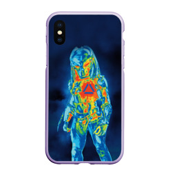 Чехол для iPhone XS Max матовый Predator