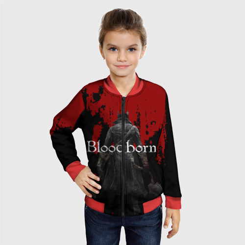Детский бомбер 3D Bloodborne, цвет красный - фото 3