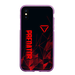 Чехол для iPhone XS Max матовый Predator