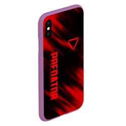 Чехол для iPhone XS Max матовый Predator - фото 2