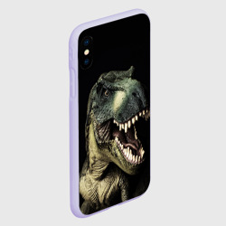 Чехол для iPhone XS Max матовый Динозавр T-Rex - фото 2