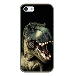 Чехол для iPhone 5/5S матовый Динозавр T-Rex
