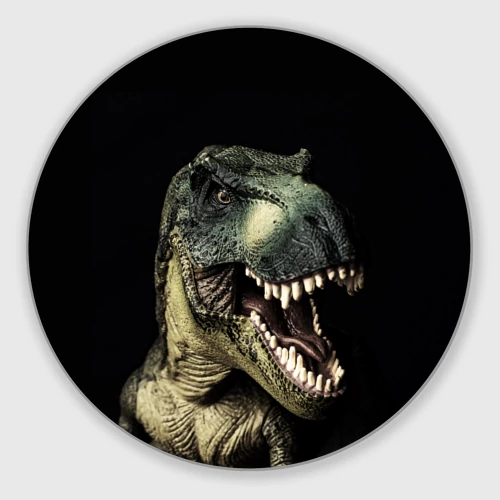 Круглый коврик для мышки Динозавр T-Rex