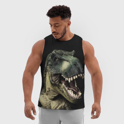 Мужская спортивная майка 3D Динозавр T-Rex - фото 2