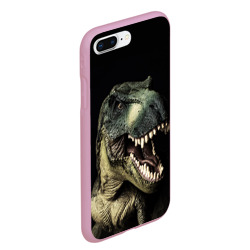 Чехол для iPhone 7Plus/8 Plus матовый Динозавр T-Rex - фото 2