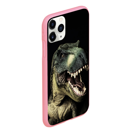 Чехол для iPhone 11 Pro Max матовый Динозавр T-Rex, цвет баблгам - фото 3