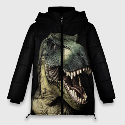 Женская зимняя куртка Oversize Динозавр T-Rex