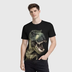 Мужская футболка 3D Динозавр T-Rex - фото 2