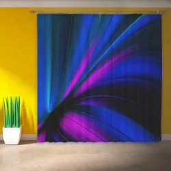 Фотошторы Неоновые волны neon stripes - фото 2