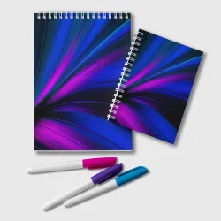 Блокнот Неоновые волны neon stripes