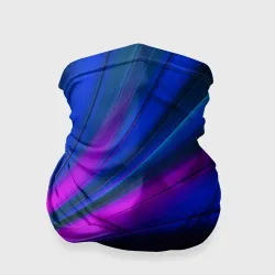 Бандана-труба 3D Неоновые волны neon stripes