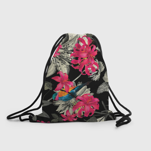 Рюкзак-мешок 3D Цветы