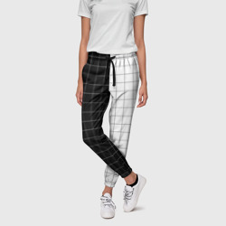 Black and White – Женские брюки 3D с принтом купить