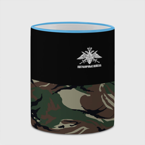 Кружка с полной запечаткой Пограничные Войска камуфляж, цвет Кант небесно-голубой - фото 4