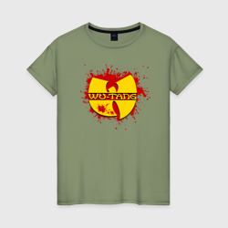 Женская футболка хлопок Wu-Tang Clan