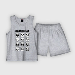 Детская пижама с шортами хлопок Fortnite x Marshmello