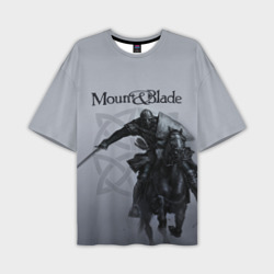 Мужская футболка oversize 3D Mount and Blade