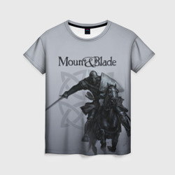 Женская футболка 3D Mount and Blade