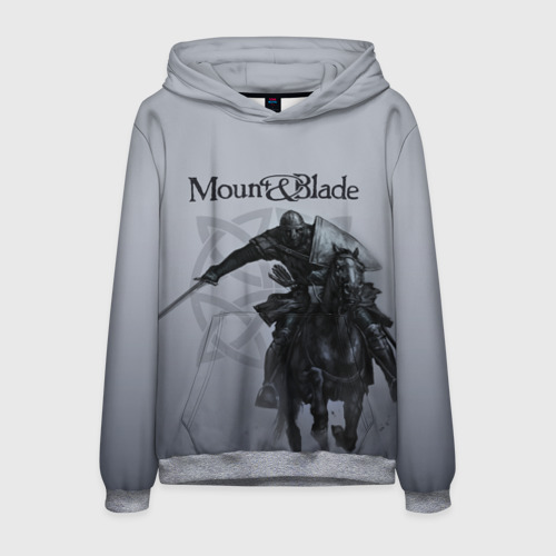 Мужская толстовка 3D Mount and Blade, цвет меланж