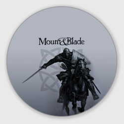 Круглый коврик для мышки Mount and Blade