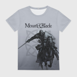 Женская футболка 3D Mount and Blade