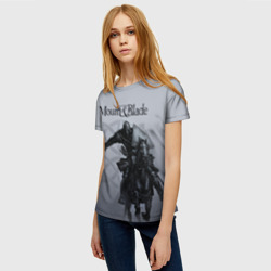 Женская футболка 3D Mount and Blade - фото 2