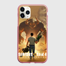 Чехол для iPhone 11 Pro Max матовый Serious Sam 4