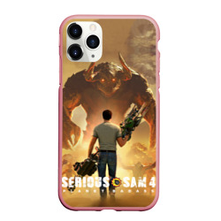 Чехол для iPhone 11 Pro Max матовый Serious Sam 4