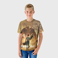 Детская футболка 3D Serious Sam 4 - фото 2