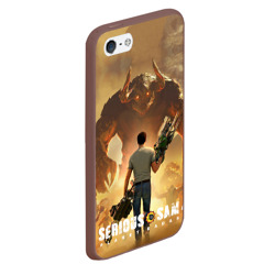 Чехол для iPhone 5/5S матовый Serious Sam 4 - фото 2